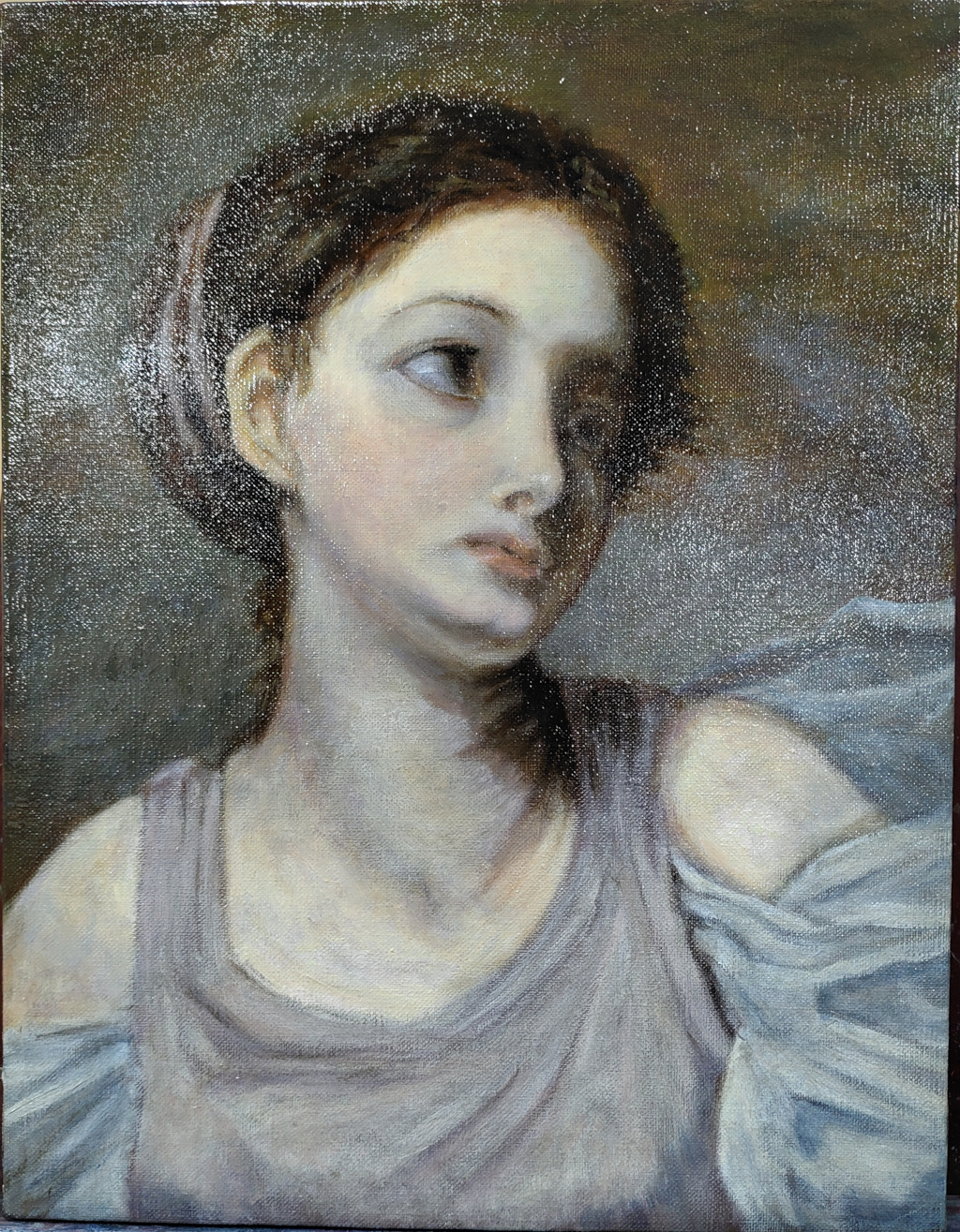 模写『スミレ色のチュニックを着た少女』