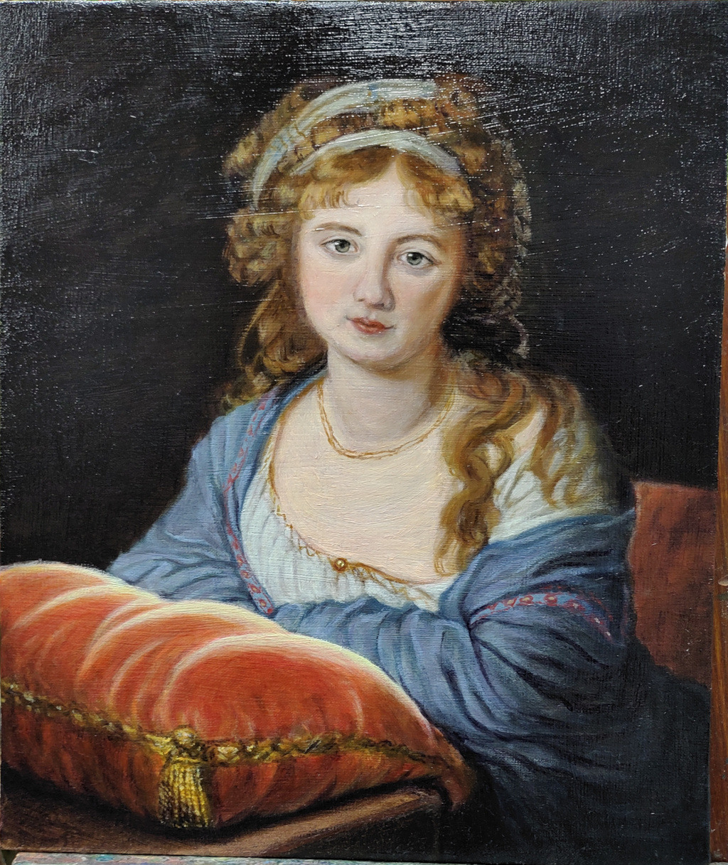 模写『エカチェリーナ・ヴァシリエヴナ・スカヴロンスキー伯爵夫人の肖像』