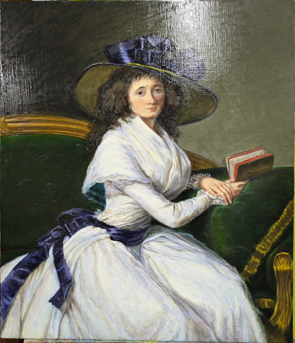 模写『ラ・シャトル伯爵夫人』