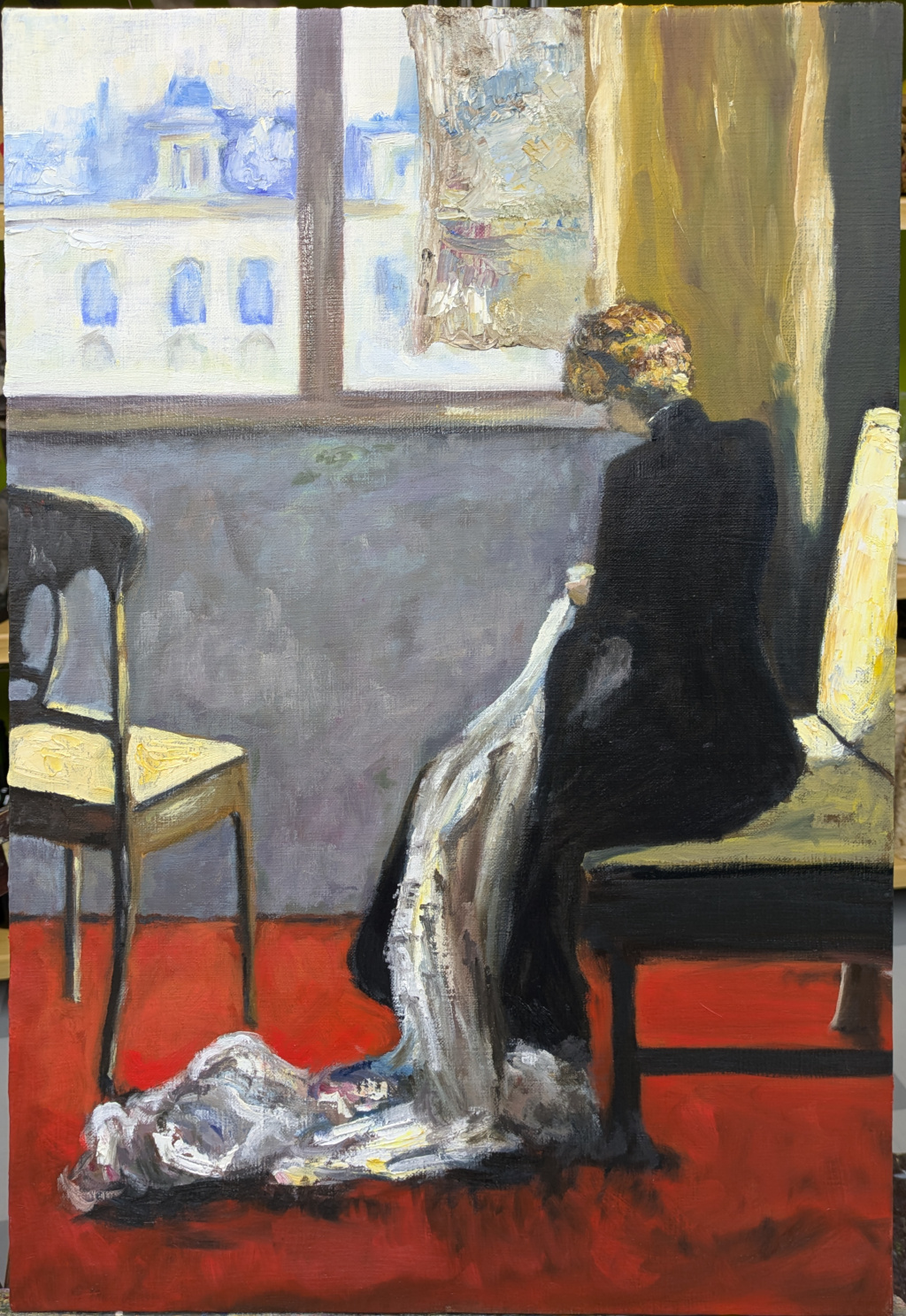 模写『赤い絨毯』