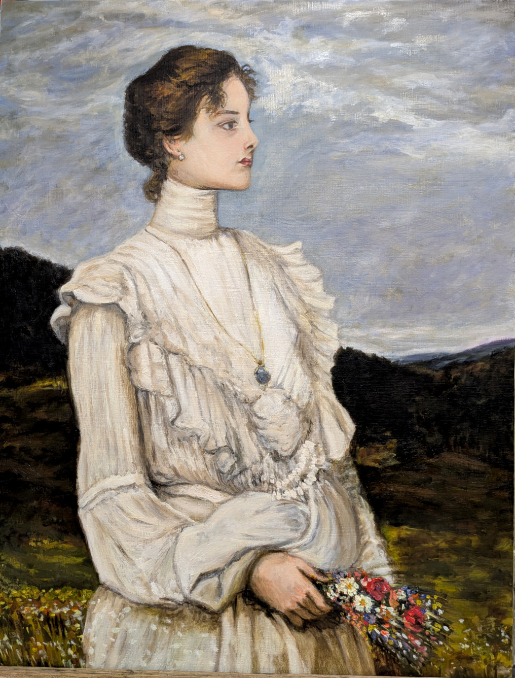 模写『春――リッピヒ・イロナの肖像』